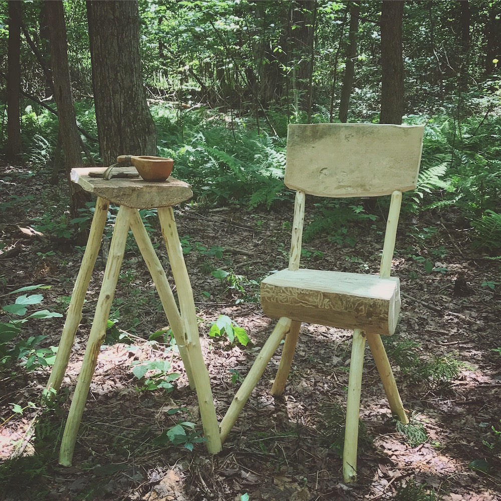 Bushcraft Camp Furniture & The Tools Needed