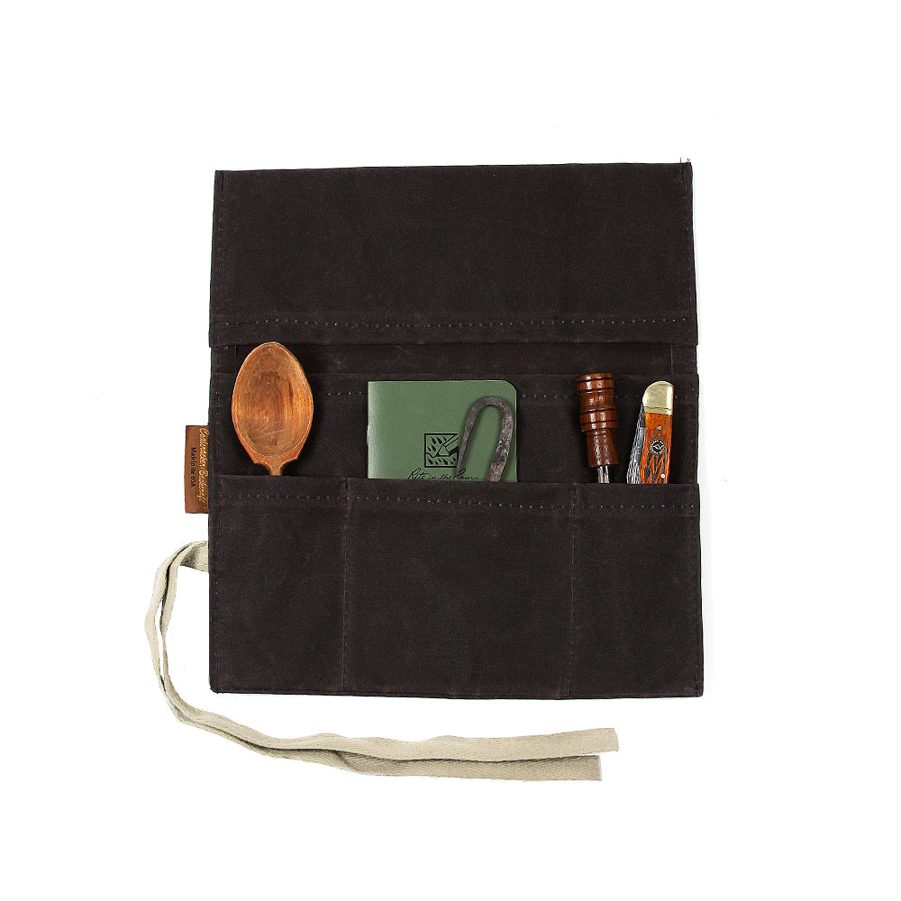 Oilcloth Gear Roll Up Bag